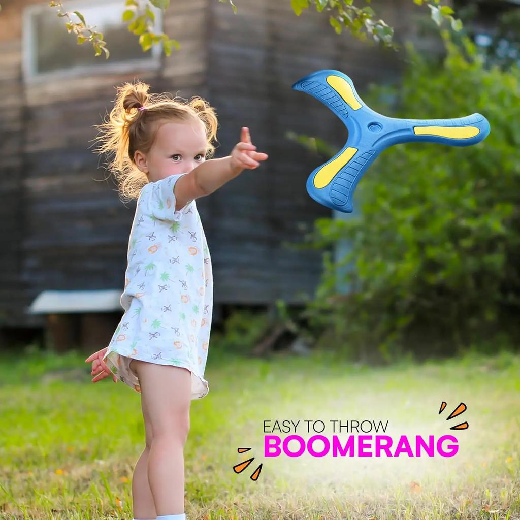 Уличная игра на лужайке Детские игрушки-бумеранги из ЭВА Игрушки для занятий спортом на открытом воздухе Детские интерактивные игрушки для родителей и детей Подарок на день рождения
