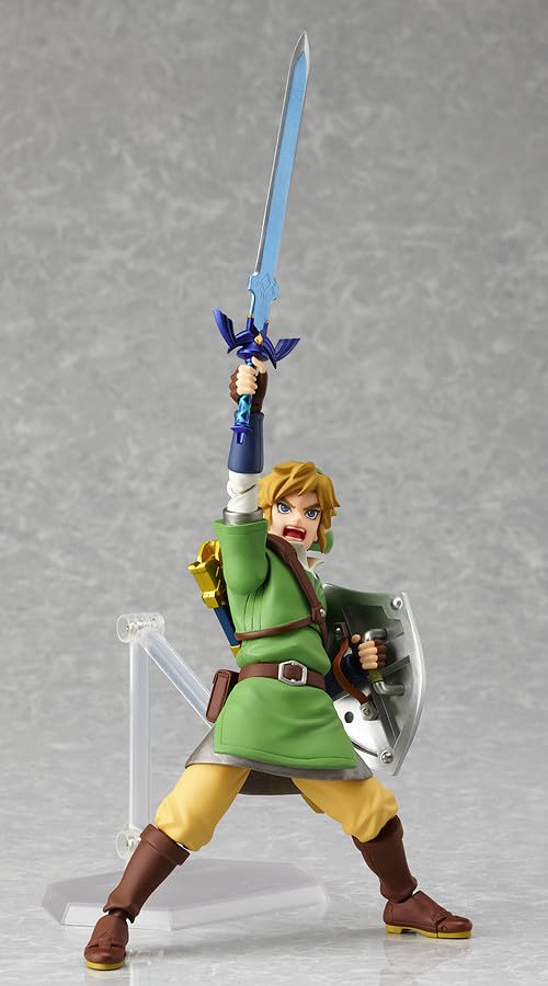 Figma The Legend of Zelda Skyward Sword Link ABS ПВХ окрашенная подвижная фигурка 4-я перепродажа Не масштабируется и не содержит фталатов