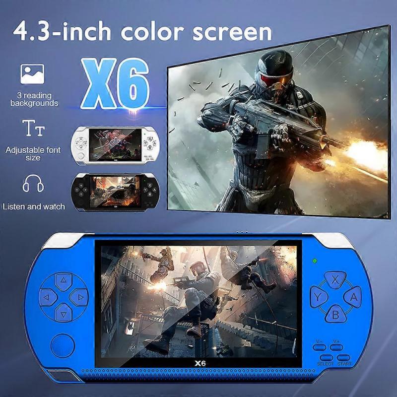 32 Bit 43 PSP Portable Handheld Game Console Player Camera W/ 10000 Games