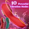 Вибратор с дистанционным управлением для трусиков с магнитным зажимом, секс-игрушки Вибраторы-бабочки для женщин с 10 режимами вибрации