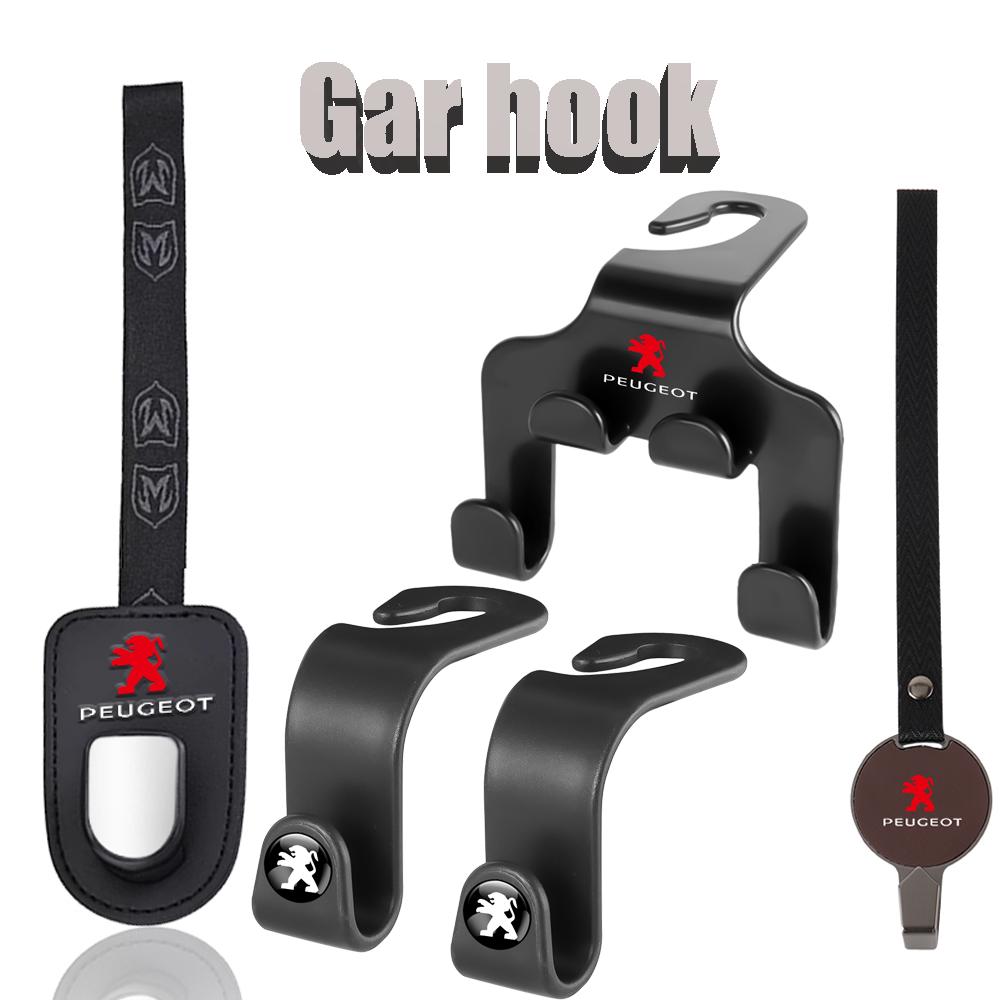 Multi-style Car Seat Backrest Hook For Peugeot 206 307 308 3008 207 208 407 508 2008 5008 107 106 205 4008 Hub Cap Accessories