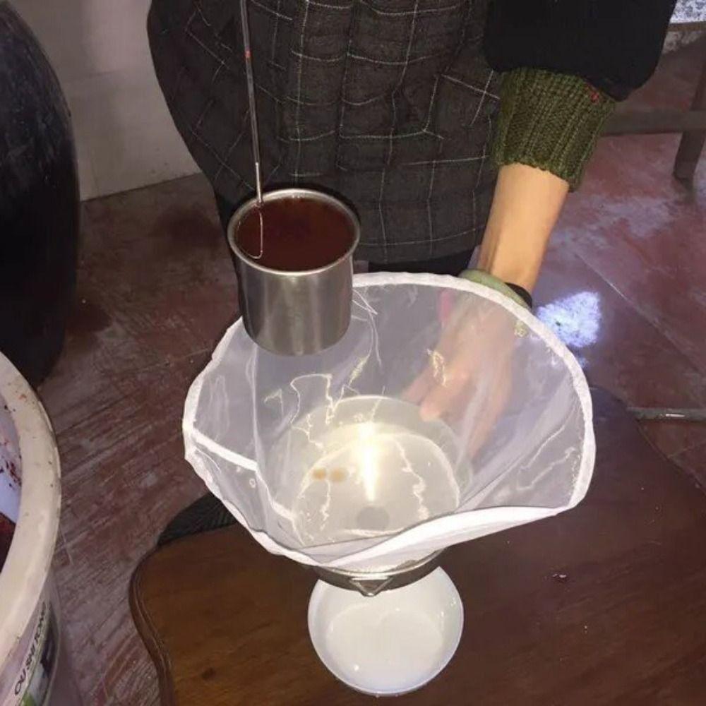 Bowl Shape Soy Milk Filter Bag Gauze Liquid Filter Home Soy Milk Strainer