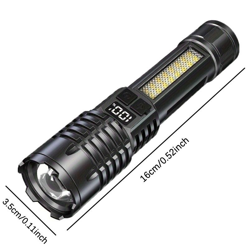 Мощные светодиодные фонари 5000LM, мощные перезаряжаемые светодиодные фонари, телескопический зум-фонарь, фонарь для кемпинга и рыбалки