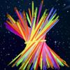 100PCS Random Color Glow Sticks Plastic Colorful Glowing Stick  Wedding Party