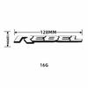 Modified REBEL letter car emblem 3D metal REBEL English body sticker personalized letter car sticker