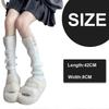Thigh High Socks for Women Cable Knit Over the Knee Boot Socks, Long Warm Leg Warmers Winter Three Button Warm Sock Boot Covers White