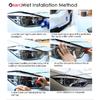 Для Lexus LBX  2024 2025 Защитная пленка-наклейка на фары, зеркала заднего вида, стойки B C. TPU PPF. Аксессуары с предварительной резкой. Прозрачный