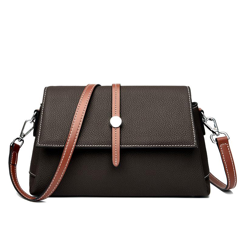 Ощущение кожи, мягкая натуральная кожа, женская сумка через плечо из 100% коровьей кожи, модная женская сумка через плечо 2023, женские качественные кошельки