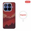 Для Xiaomi 17 T Pro/Xiaomi 17 T Чехол Углерод 600D 1500D Кевлар Арамидное Волокно Тонкий Жесткий Чехол Магнитный Черный Тонкий Легкий Красный