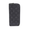 Б/у Zippy Wallet Вертикальный Monogram Eclipse Длинный кошелек M62295 Кожа ПВХ Черный Б/у мужской