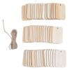Ornament Labels Sheet Tags Engravin Wooden Hanging Labels DIY Wood Planks