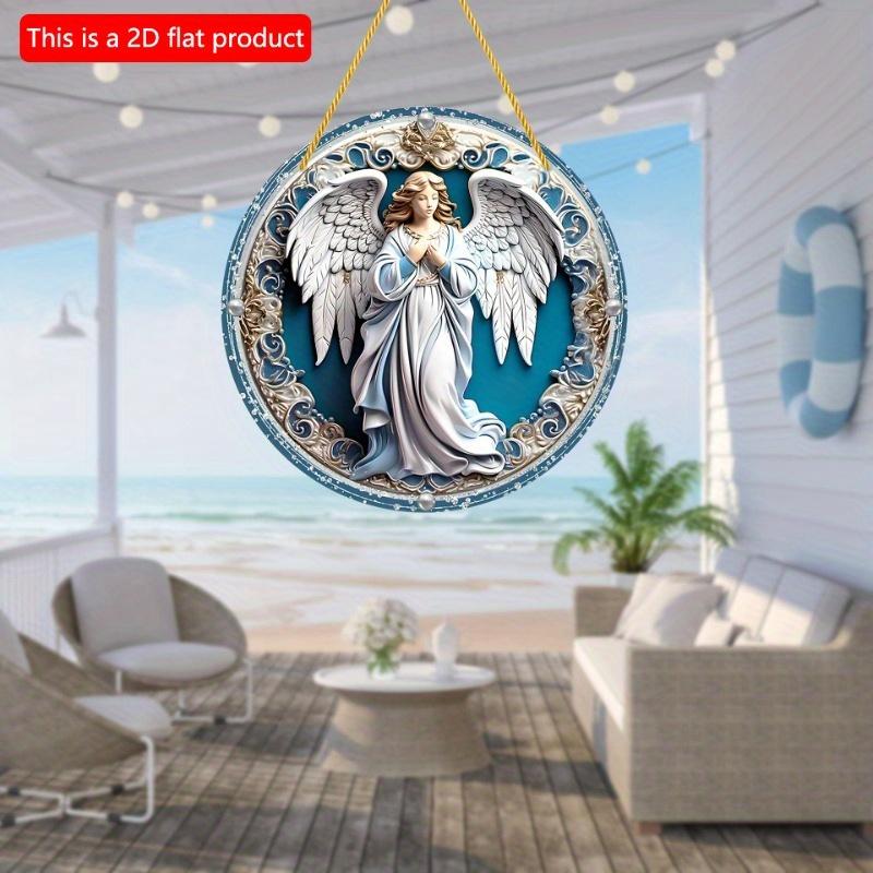 2d Плоский 20*20см Домашний Настенный Декор Цепочка Подвеска Декор Цепочка для Люстры, Полупрозрачный Декор Тарелки для Сада, Дома, Комнаты, Настенное Искусство для Веранды