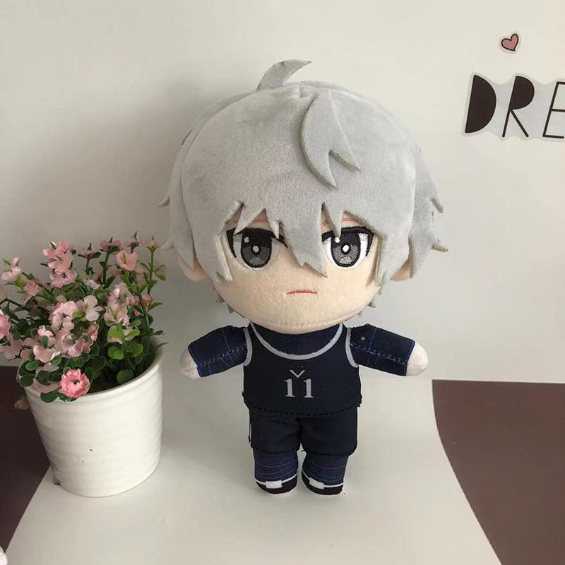 Игра Blue Lock Isagi Yoichi плюшевая кукла Seishiro Nagi Reo Mikage милая мягкая набивная подушка детские мягкие игрушки милые на день рождения