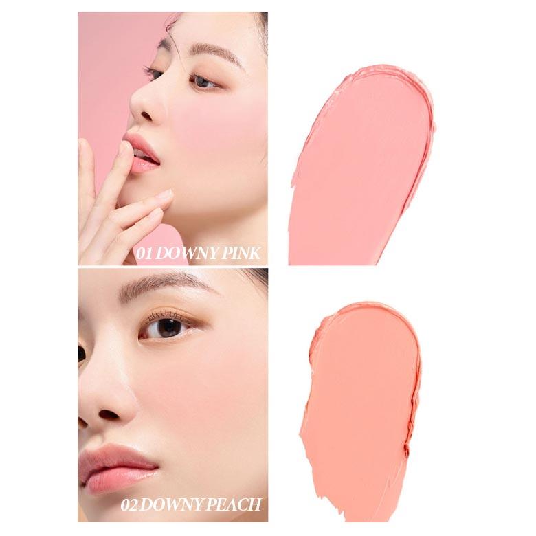 BBIA Ready To Wear Downy Cheek 3.5g , Make-up, Korean Cosmetics, KBeauty, Sample