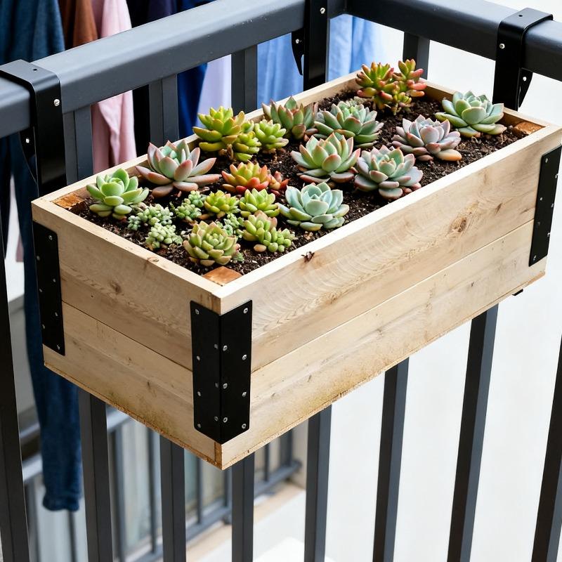 Raised Bed Corner Brackets Wood Frame Bed Brace L Shape Right Angle Bracket with Screw Garden Planter Box Bed Corners Connectors