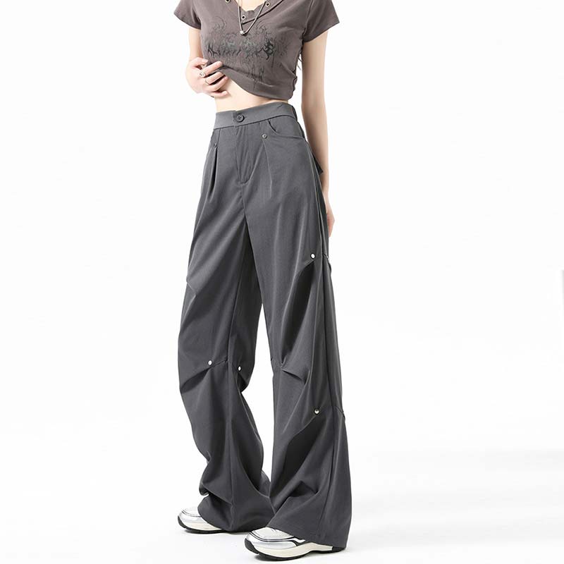 Женские теплые брюки-карго с флисовой подкладкой, свободные повседневные брюки прямого покроя с высокой талией, модные и удобные спортивные брюки