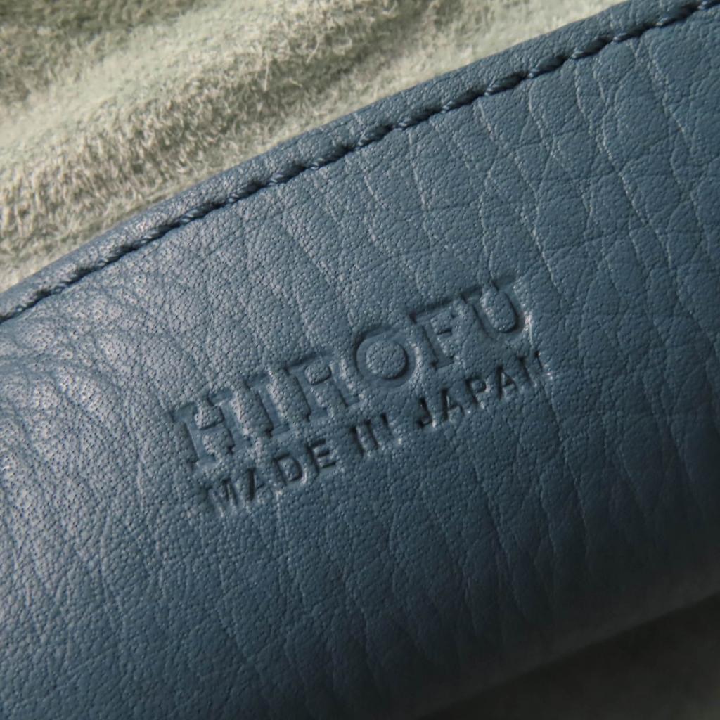 Very Good HIROFU Handbag Blue Women 19250B Used