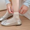Female Summer Thin Fashionable New Cotton Lovely Bow In Tube Socks