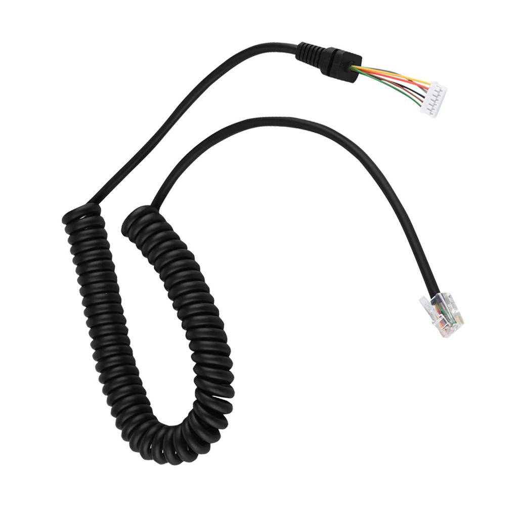 Microphone Cable Car Radio Replacement Line Hand Microphone Line for YAESU MH-48A6J
