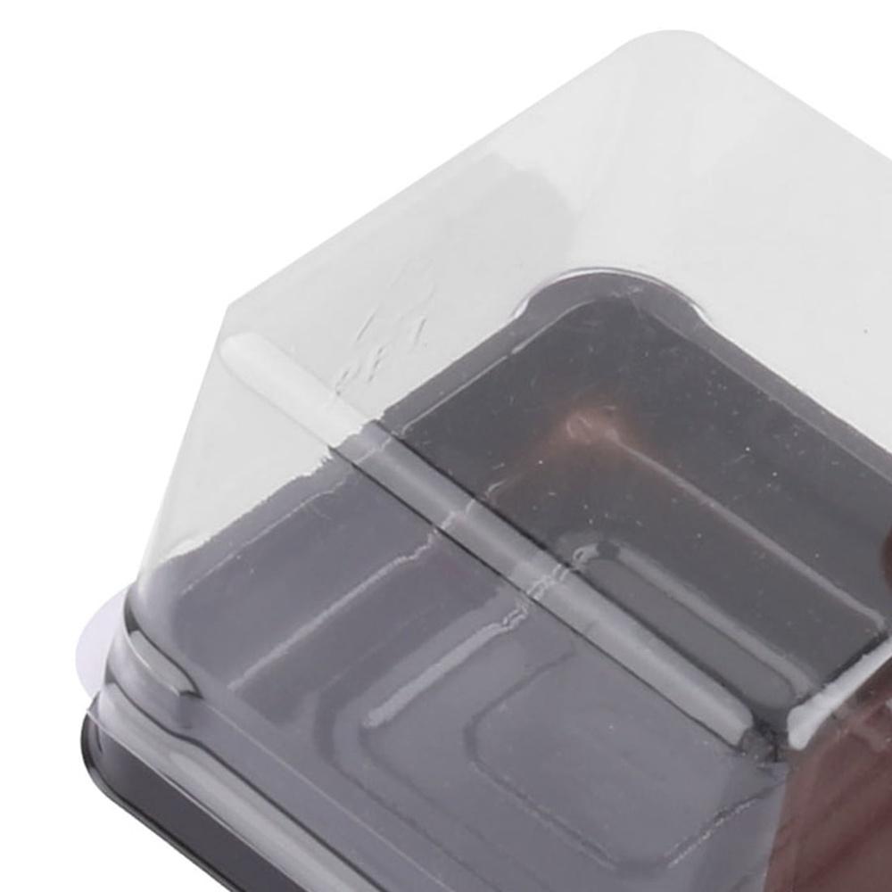 50 шт. Пластиковые коробки для лунных пирожных, маффинов, контейнер-держатель, выпечка, лакомства, прочные, легко переносить, подарочная упаковка