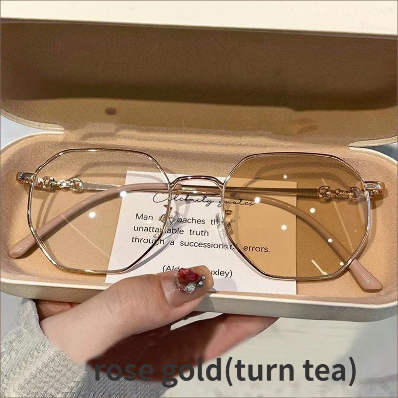 Роскошные модные фотохромные очки для близорукости, уличные солнцезащитные очки, меняющие цвет, унисекс, модные очки без диоптрий по рецепту