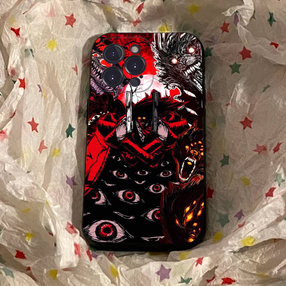 Крутой чехол для телефона Hellsing Anime для iPhone 16 17 Air 15 14 13 12 11 Pro Max 16E Plus Fundas