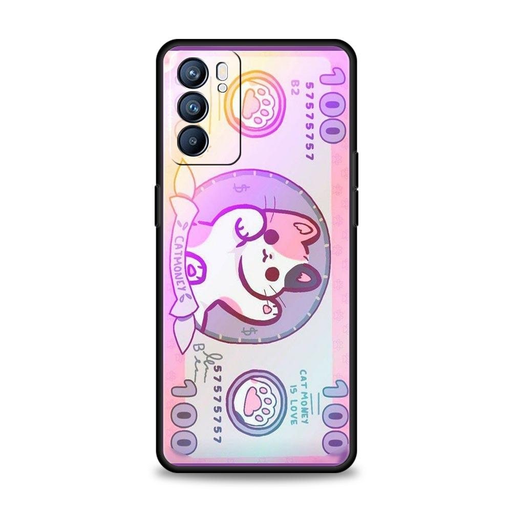 Мультяшный чехол для телефона Oppo Reno 13 12 11 10 7 F Find X5 X6 A98 A80 A79 A78 A57 A54 A31 A17 Pro 5G Мягкий ТПУ чехол Fundas Сумка