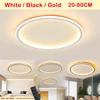 Xiaomi DINDALLED Modern LED Ceiling Light with Remote, Round Chandelier for Living Room Bedroom, Dimmable Warm White/Daylight Lighting
