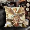 Mercy Overwatch Game Pillow Case Square Pillow Bedroom Sofa Leisure Comfort Cushion Car Home Decoration