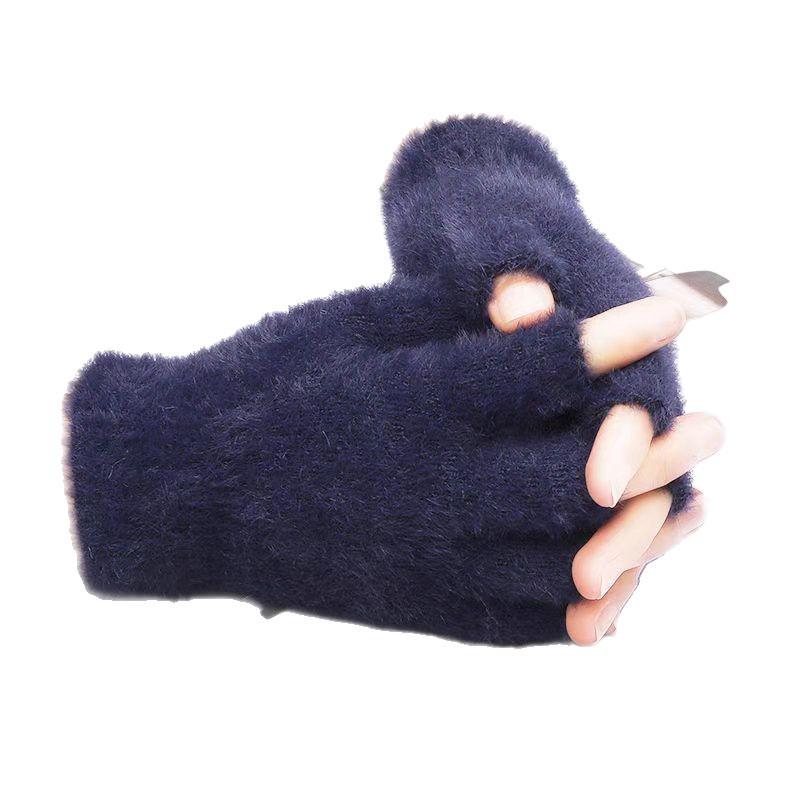 Plush Fingerless Gloves with Flip-Top for Men and Women – Warm Thickened Autumn/Winter Design, Newcomer Discount