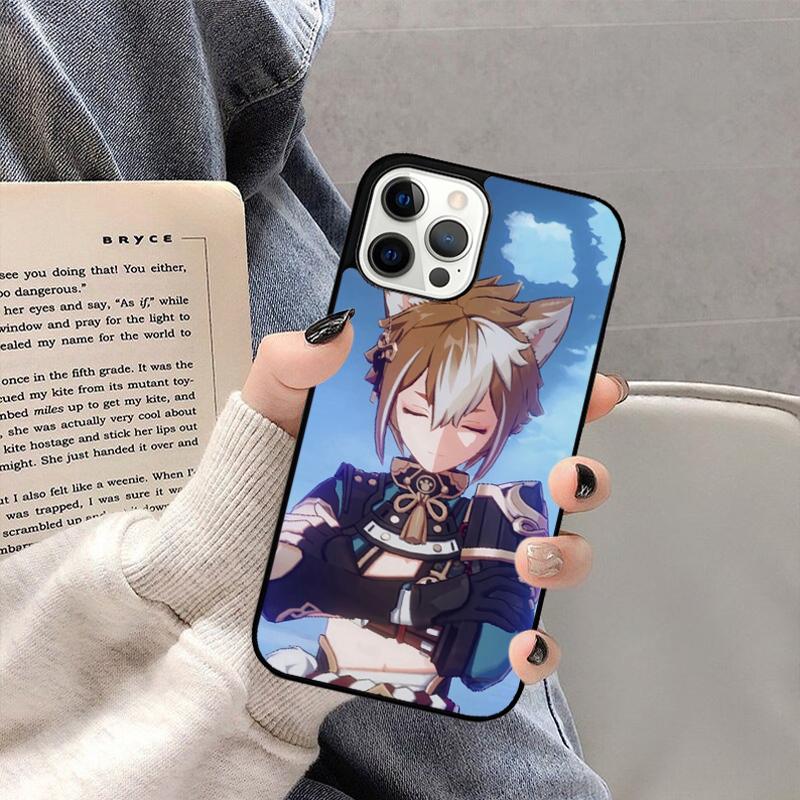 Чехол для телефона Genshin Impact Горо для iPhone 17 Air 16 15 14 plus 11 12 13 Pro Max coque Чехол-оболочка
