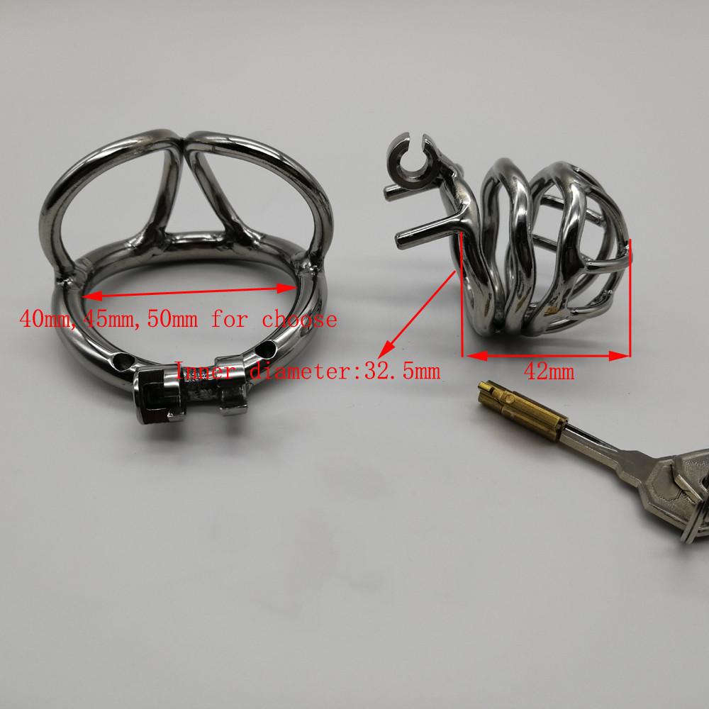 Предотвращение внебрачного секса, клетка для члена, устройство мужского целомудрия из нержавеющей стали, замок пениса, кольцо для члена, пояс верности, секс-игрушка, M128