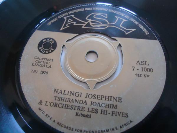 7-дюймовая пластинка TSHIBANDA JOACHIM & ORCHESTRE HI-FI - Nalingi Josephine ASL71000 ASL 1970 Кения Мировая музыка Б/У