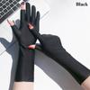 Women Girls Mid-long Slip Resistant Driving Gloves Etiquette Gloves Sunscreen Gloves Anti UV