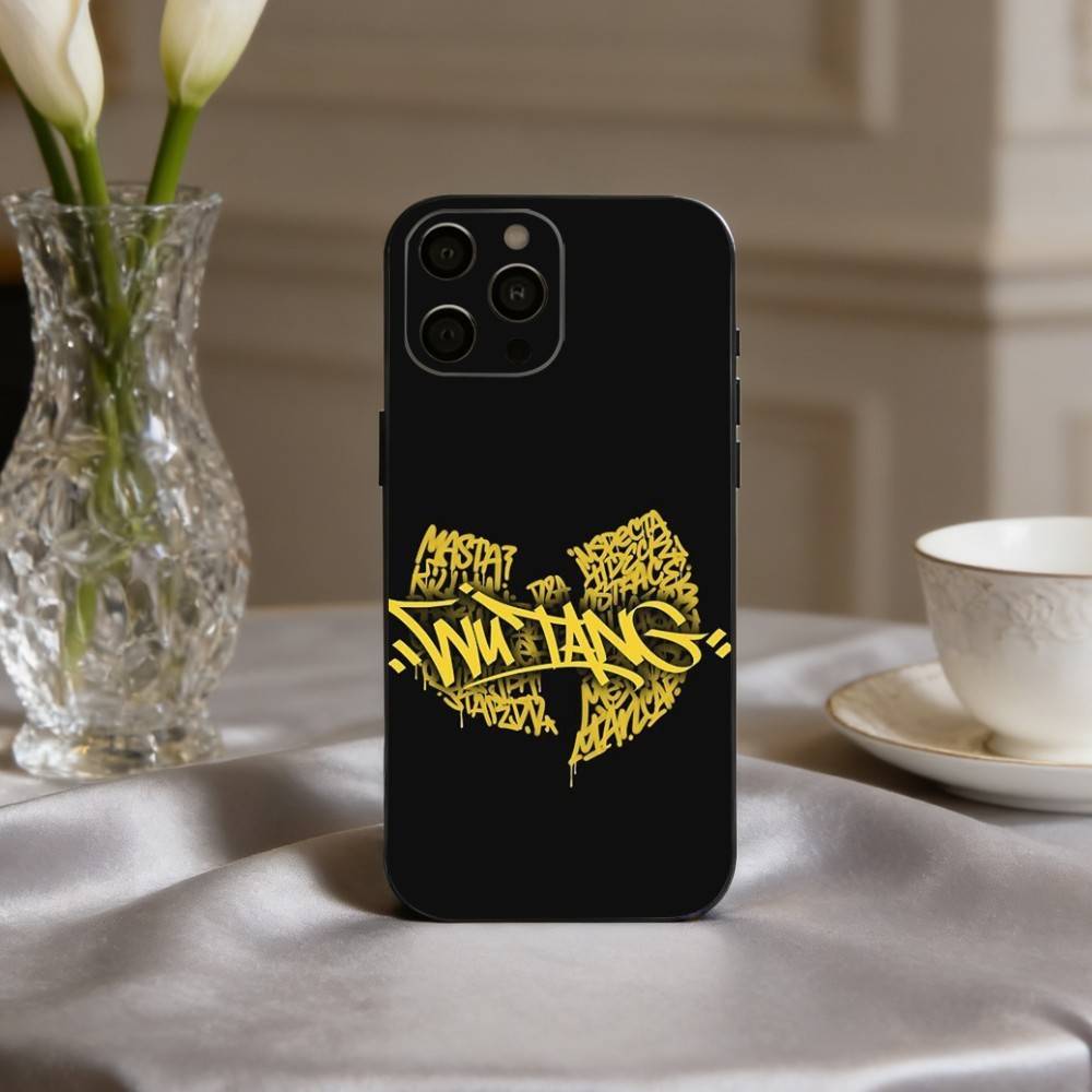 Чехол для телефона Wu-Tang Wu T-Tang C-Clan Ultra для iPhone 17,16,15,14,13,12,11 Plus,Pro Max,XS, Мягкий силиконовый черный чехол
