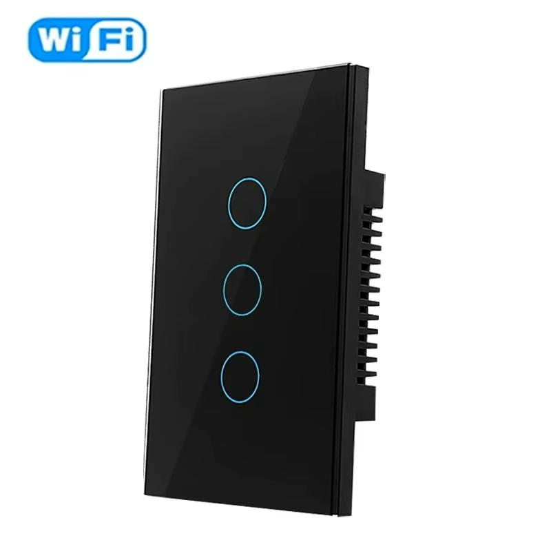 Приложение EWelink Wi-Fi Умный Переключатель Bluetooth RF Alexa Google Голосовое Управление Нейтральный Провод/Без Нейтрального Провода Установка Сенсорный Световой Переключатель