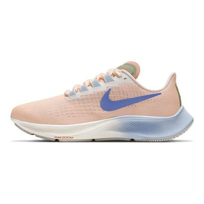 Air Zoom Pegasus 37 Hydrogen Blue Electro Orange Женские кроссовки разноцветные малинового оттенка масляно-зеленые DD8503-488