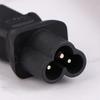 1pc Socket Ac Adapter Power Iec320 3pin C13 Female To C6 Male Plug Ac Power Adapter Electrical Socket Converter