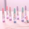 moin Ballpoint Lipstick Star Flowing Pen Black Set of 4 Pink Light Pink Pen, Shape, Design, Glitter, Color, (Green, Purple)