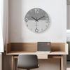 Настенные часы PFLife стильные скандинавские непрерывные секундные стрелки бесшумные настенные часы 14 (Грей, дюйм)