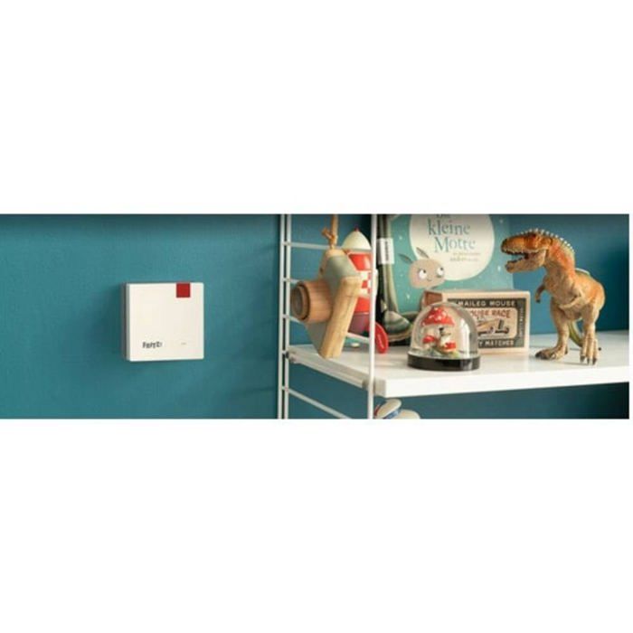 FRITZ!Repeater 1200 AX. Débit de transfert des données maximum: 2400 Mbit/s. Type d'antenne: Interne. Norme Wi-Fi: Wi-Fi 5