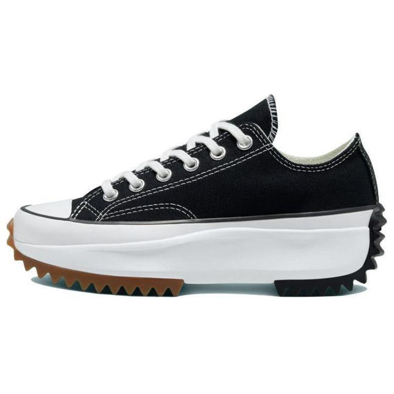 Converse Run Star Hike Эспадрильи унисекс с круглым носком, на шнуровке, низкие, черные