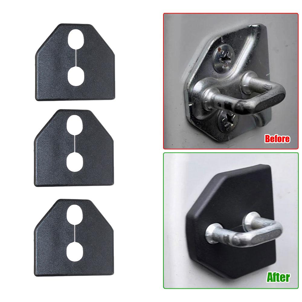 4 шт. защитный чехол для замка двери автомобиля, автомобильные аксессуары, пластиковая крышка для пряжки двери автомобиля, антикоррозионная для Subaru Forester Legacy XV