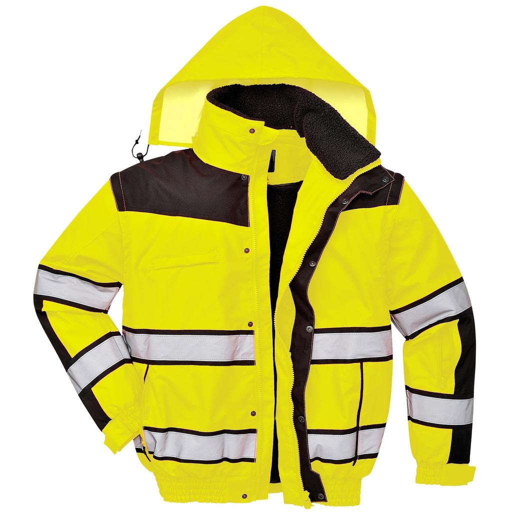 Portwest Mens High Visibility Classic All Weather Bomber Jacket
