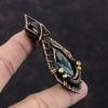 Kambaba Jasper Gemstone Pendant Copper Wire Wrapped Jewelry Elegant Pendant Handmade Wire Wrapped Pendant Dainty Copper Pendant Gift For Mom