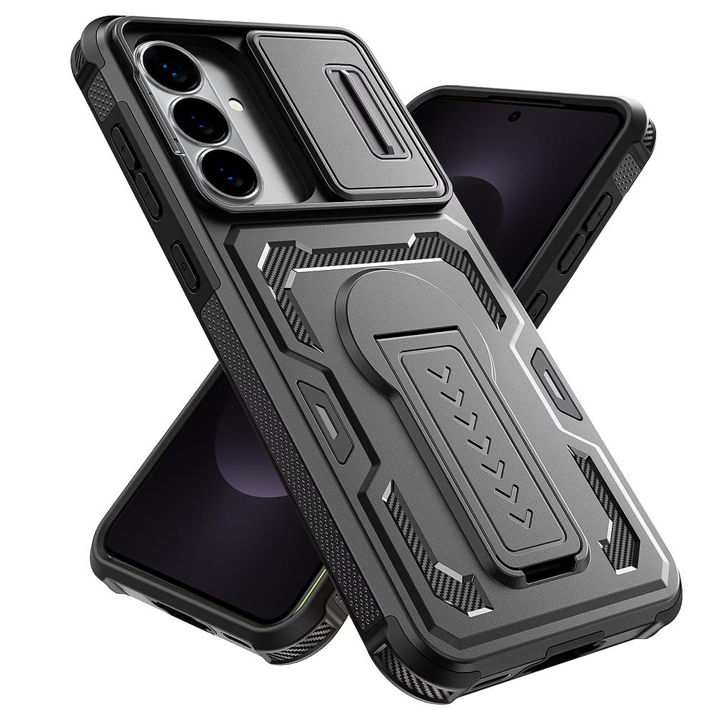 Armored case for Samsung Galaxy S26, with stand, black