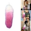 Fashionable Foxes Tail Keychain Charm Stylish Keyring Multipurpose Colorful Bag Pendant Accessory for Women Ladies
