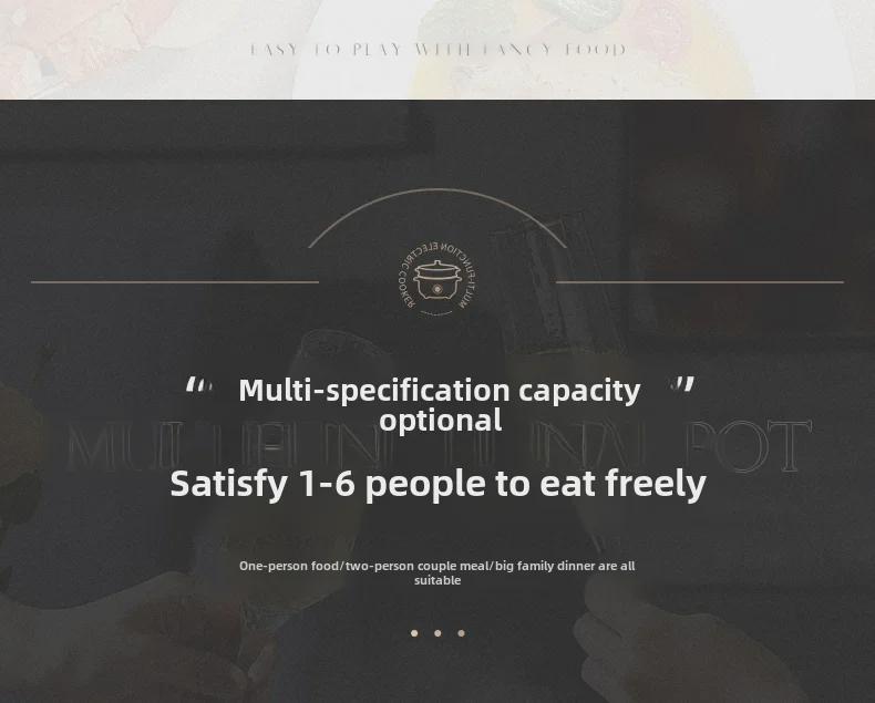 Multifunctional Mini Electric Hot Pot for One-Person Cooking