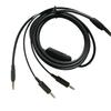 Обновленный портативный кабель для наушников Beyerdynamic MMX300 Черная оплетка ПУ-провод Вспомогательный кабель