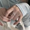 Элегантное регулируемое кольцо с бантом для женщин в модном медном дизайне, идеально подходит для повседневного ношения